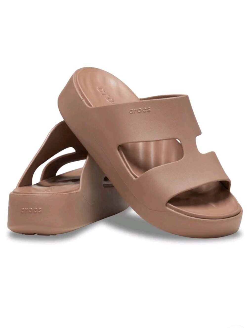 CROCS Getaway Platform H-Strap Sandals - Size 9 - NWT